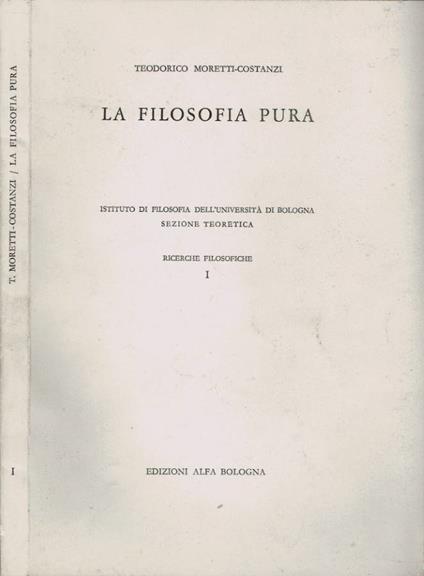 La filosofia pura - copertina