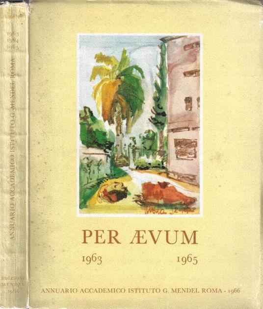 Per aevum 1963 - 1965 - copertina