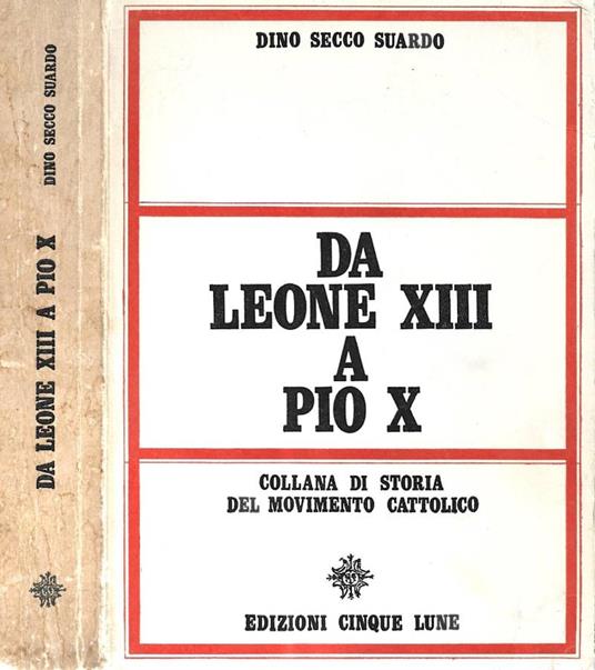 Da Leone XIII a Pio X - copertina