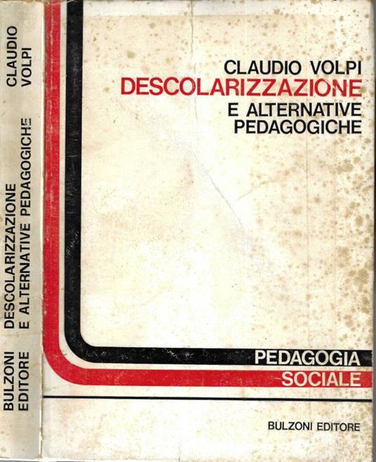 Descolarizzazione e alternative pedagogiche - copertina