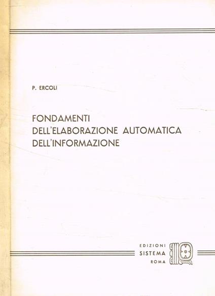 Fondamenti dell'elaborazione automatica dell'informazione - copertina