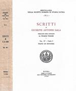 Scritti. Vol. IV - Parte I Piano di riforma