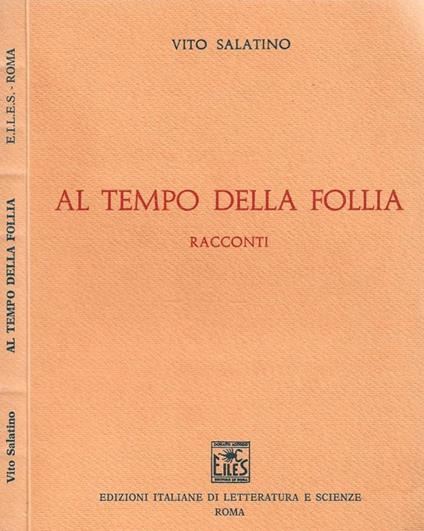 Al tempo della follia - copertina