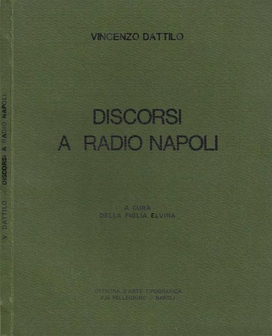 Discorsi a Radio Napoli - copertina