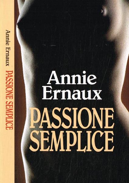 Passione semplice - copertina