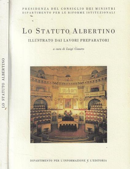 La Statuto Albertino - copertina