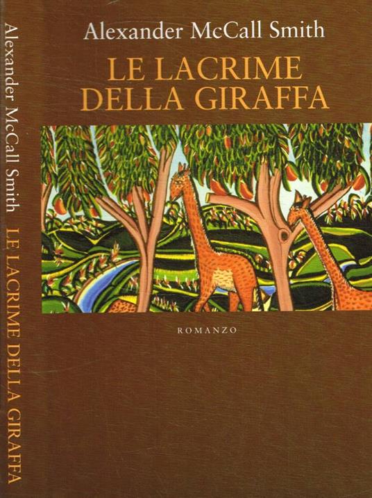 Le lacrime della giraffa - copertina