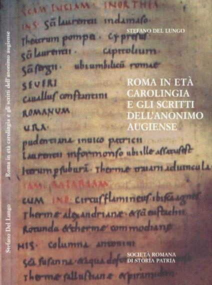 Roma in età carolingia e gli scritti dell'anonimo augiense - copertina