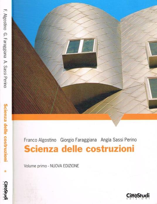 Scienza delle costruzioni vol.I - copertina