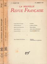 La nouvelle revue francaise n 199, 200, anno 17°, luglio, agosto 1969