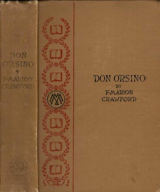 Don Orsino - F. Marion Crawford - copertina