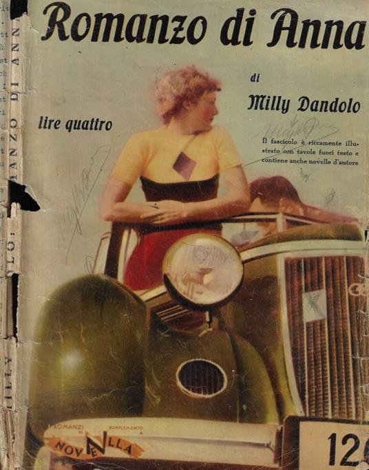 Romanzo di Anna - Milly Dandolo - copertina