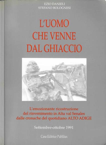 L' uomo che venne dal ghiaccio - Ezio Danieli - copertina