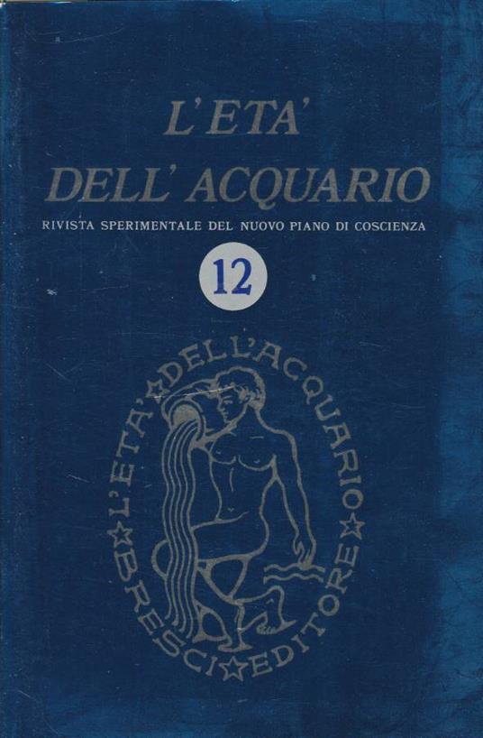 L' età dell'acquario n 12, set-ott 1972 - Bernardino Del Boca - copertina