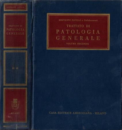 Trattato di patologia generale Vol. II - Giovanni Favilli - copertina