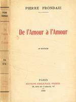 De l'amour à l'amour