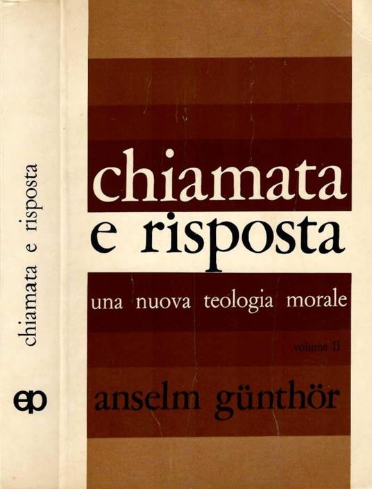 Chiamata e risposta - Anselm Gunthor - copertina