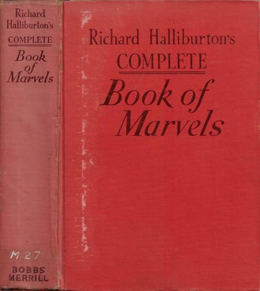 Complete Book of Marvels - Richard Halliburton - copertina