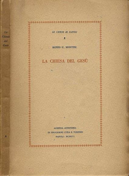 La chiesa del Gesù - Renzo U. Montini - copertina