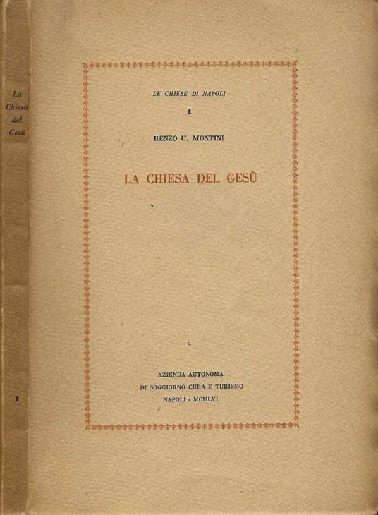 La chiesa del Gesù - Renzo U. Montini - copertina