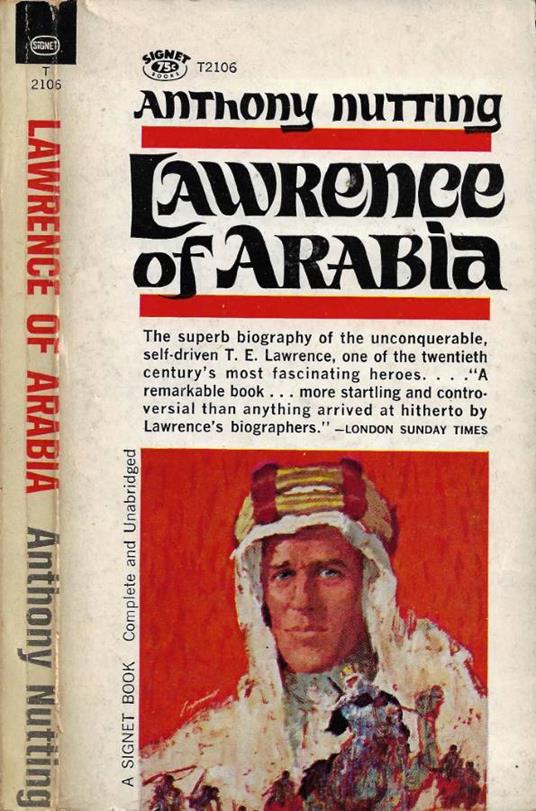 Lawrence of Arabia - Anthony Nutting - copertina