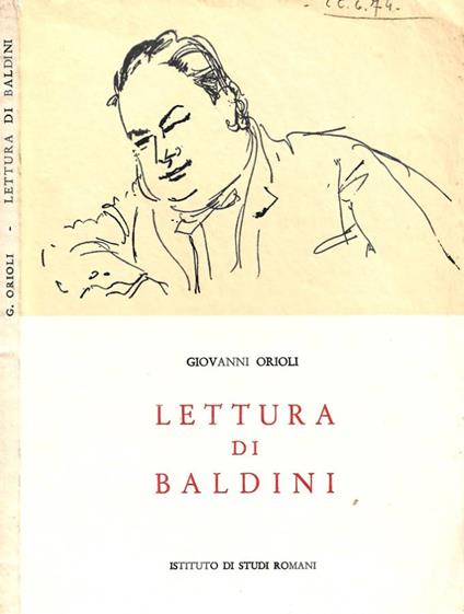 Lettura di Baldini - Giovanni Orioli - copertina