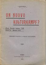 Un nuovo Kulturkampf?