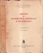 Lezioni di matematica generale e finanziaria, volume II