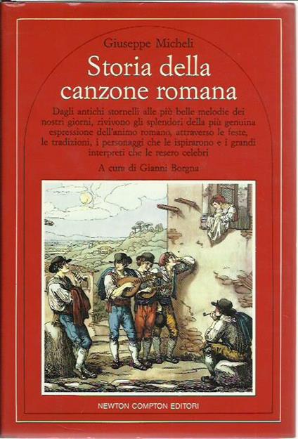 Storia della canzone romana - Giuseppe Micheli - copertina