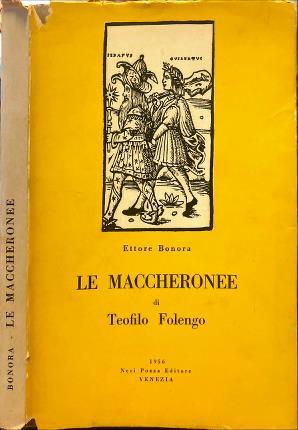 Le Maccheronee - Teofilo Folengo - copertina