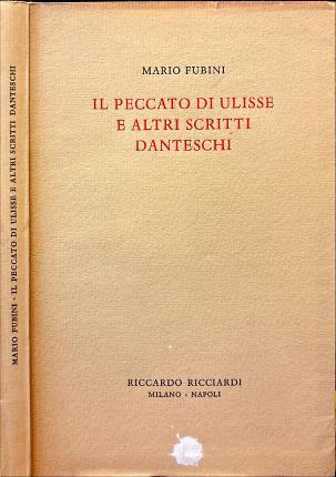 Il peccato di Ulisse e altri scritti danteschi - Mario Fubini - copertina