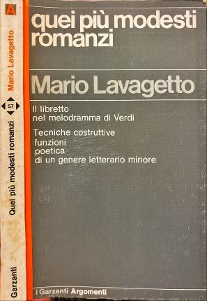 Quei più modesti romanzi - Mario Lavagetto - copertina