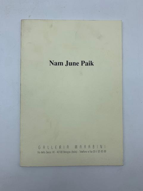Nam June Paik - Vittoria Coen - copertina