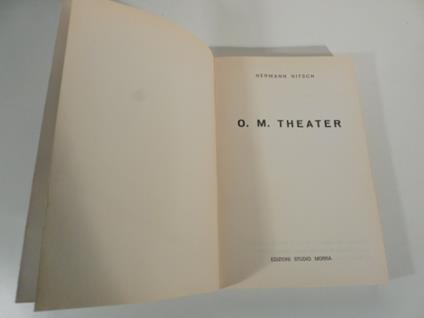 O. M. Theater - Hermann Nitsch - copertina