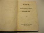 L' Italia negli anni 1847, 48 e 49. Continuazione delle memorie