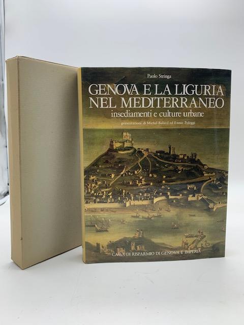 Genova e la Liguria nel Mediterraneo insediamenti e culture urbane - Paolo Stringa - copertina