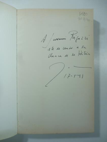 Galindez. Novela. Copia con dedica dell'Autore (signed copy) - Manuel Vázquez Montalbán - copertina