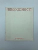 Primoconcerto '87. Interviste. Luigi Veronesi: il suono e la sua immagine