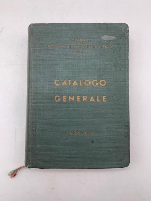 Ilva. Altiforni e acciaierie d'Italia. Catalogo generale - copertina