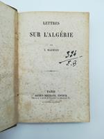 Lettres sur l'Algerie