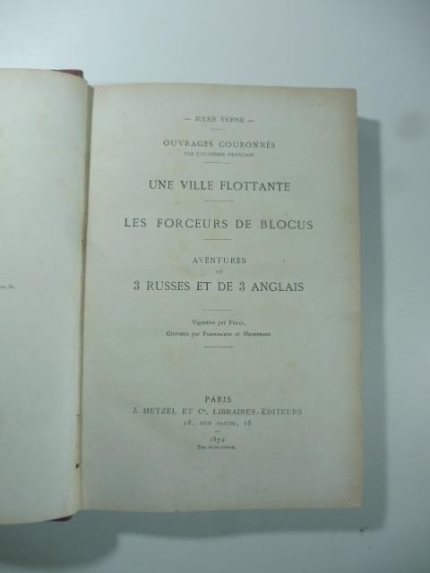 Une ville flottante. Les forceurs de blocus LEG. CON: De 3 Russes et de 3 Anglais - Jules Verne - copertina