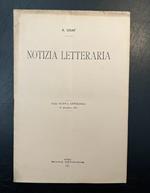 Notizia letteraria