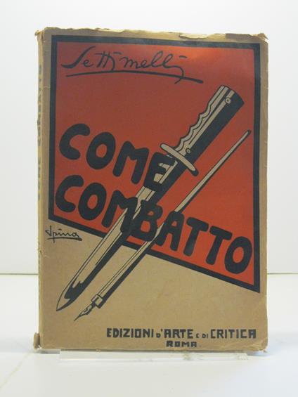 Come combatto - Emilio Settimelli - copertina