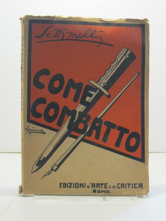 Come combatto - Emilio Settimelli - copertina