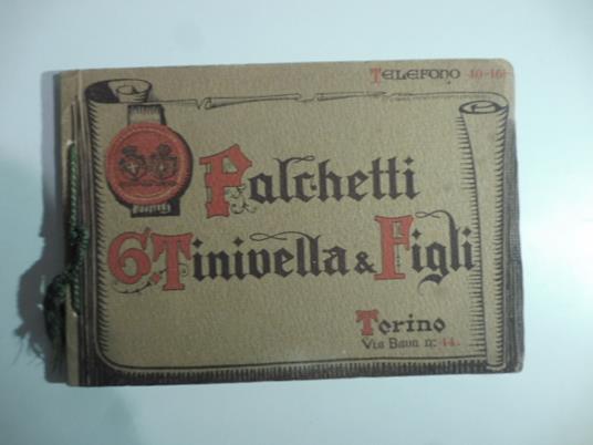 Palchetti fissi e sovrapponibili G. Tinivella & Figli, Torino. Catalogo - copertina