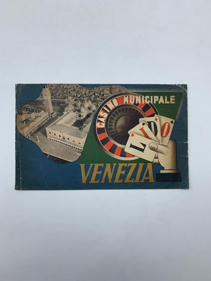 Casino municipale Lido Venezia (pieghevole pubblicitario in lingua inglese) - copertina