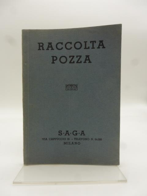 Raccolta Pozza. S.A.G.A., Milano - copertina