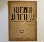 Quaderni di architettura. Collezione di progetti di costruzioni edili, 23. Progetto di ospedale per 500 letti dell'Ing. Nico di Cagno