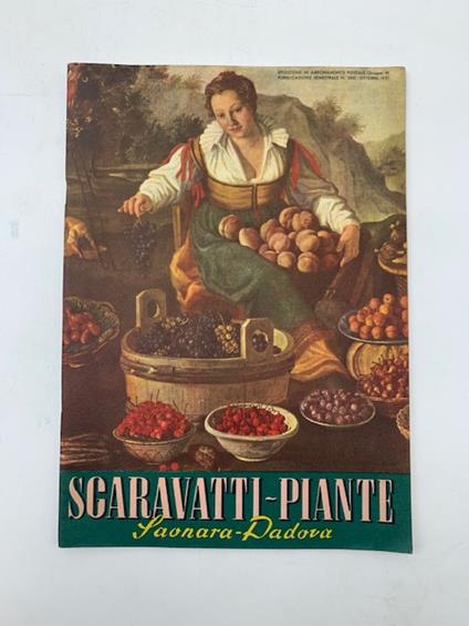 Sgaravatti - piante. Saonara, Padova. Pubblicazione semestrale - copertina