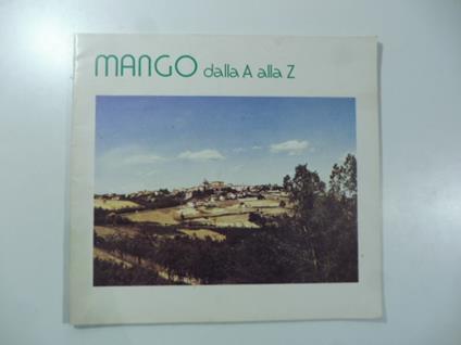 Mango dalla A alla Z - copertina